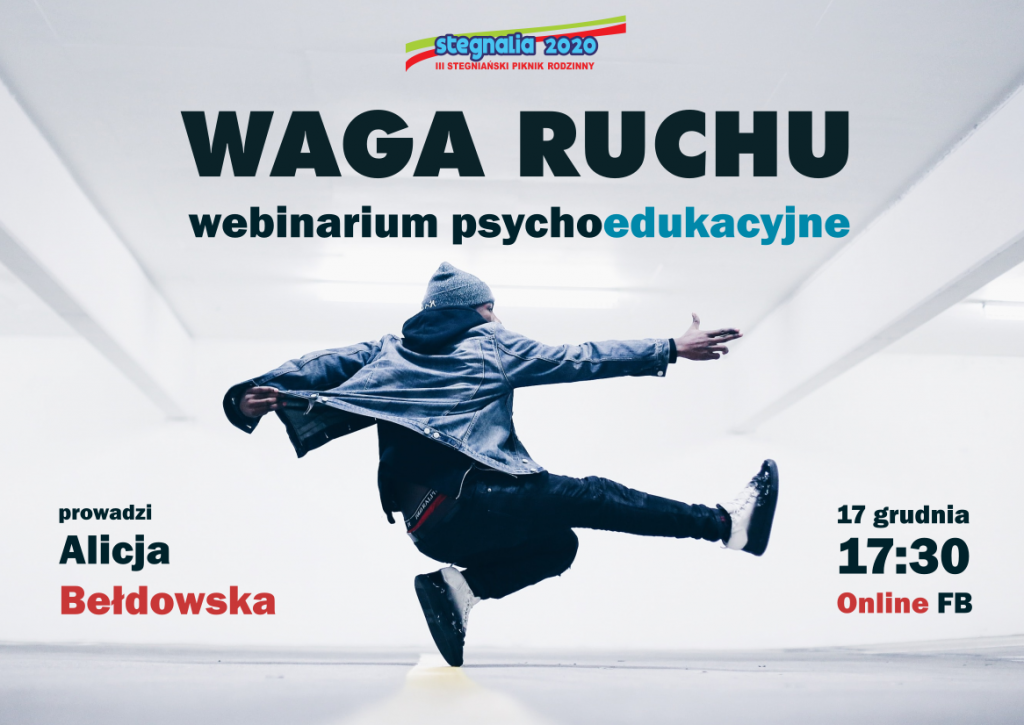 Waga ruchu – Webinarium psychoedukacyjne z Alicją Bełdowską